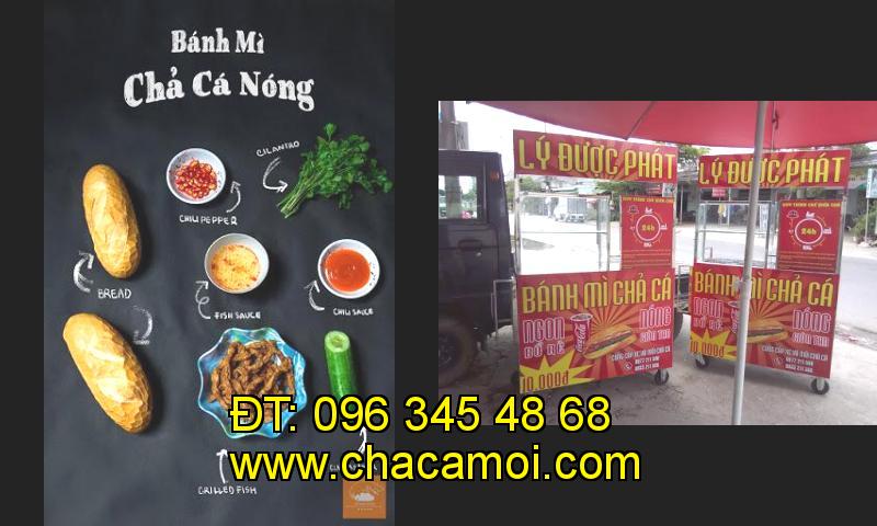 chả cá bán bánh mì tại tỉnh Bến Tre