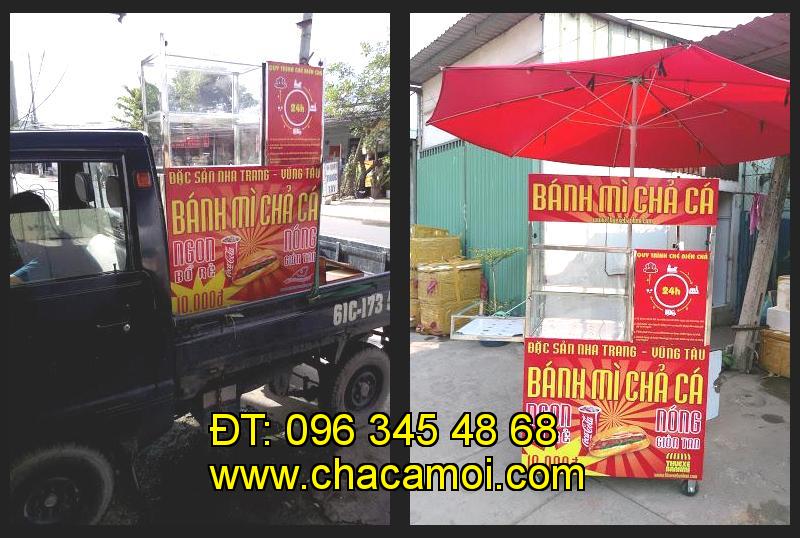 Bán xe bánh mì chả cá tại tỉnh Trà Vinh