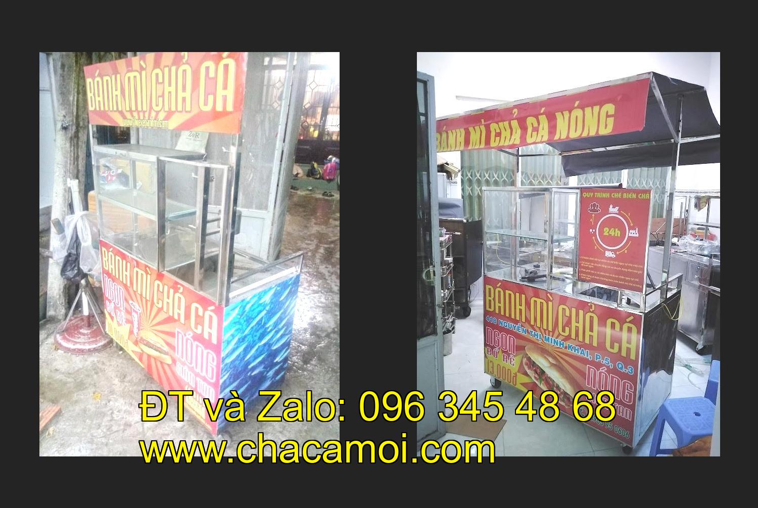 Bán xe bánh mì chả cá tại tỉnh Bắc Ninh