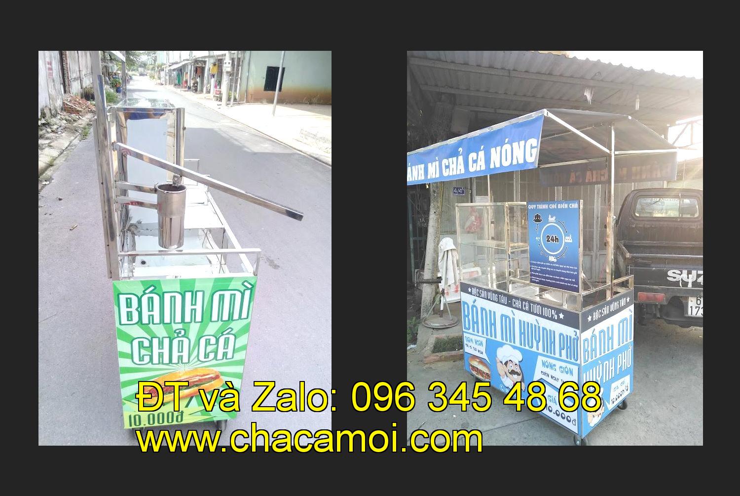 Bán xe bánh mì chả cá tại tỉnh Cà Mau