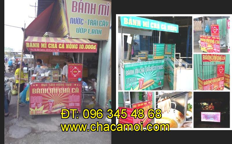 xe bánh mì chả cá giá rẻ tại tỉnh An Giang