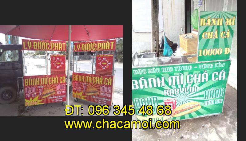 xe bánh mì chả cá giá rẻ tại tỉnh Bạc Liêu