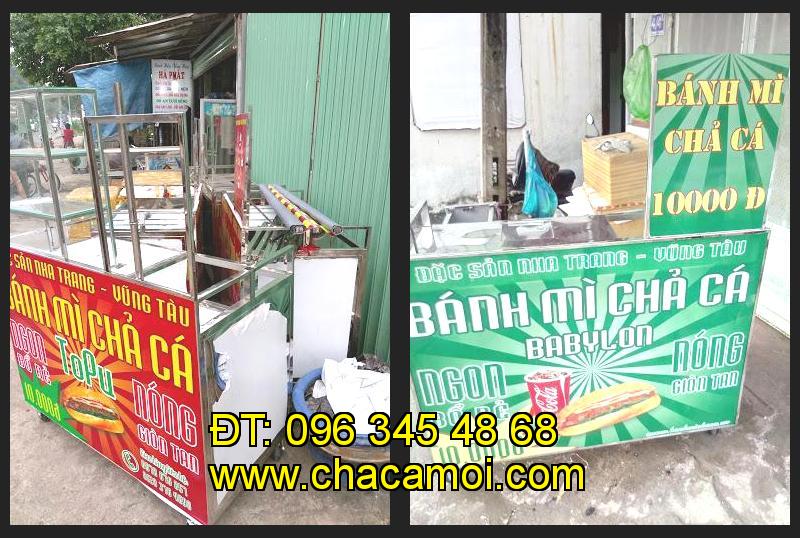 Bán xe bánh mì chả cá tại tỉnh Bến Tre