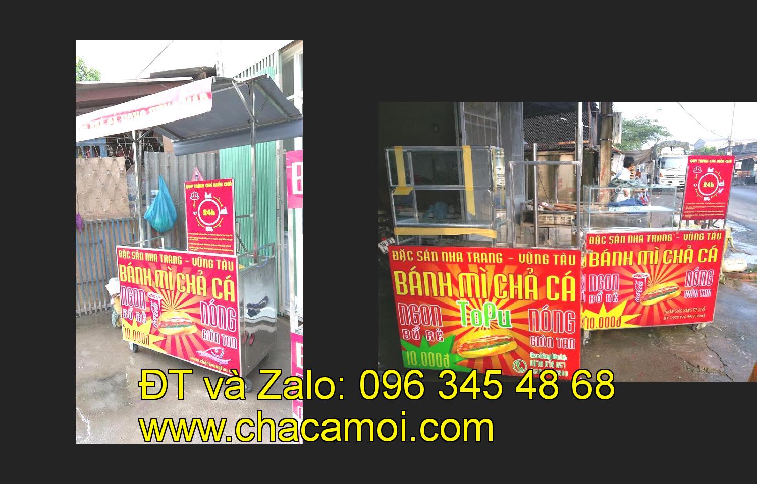 xe bánh mì chả cá giá rẻ tại tỉnh Đồng Tháp