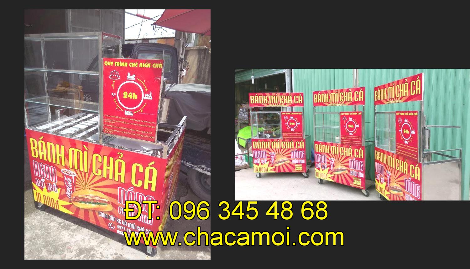 xe bánh mì chả cá giá rẻ tại tỉnh Gia Lai
