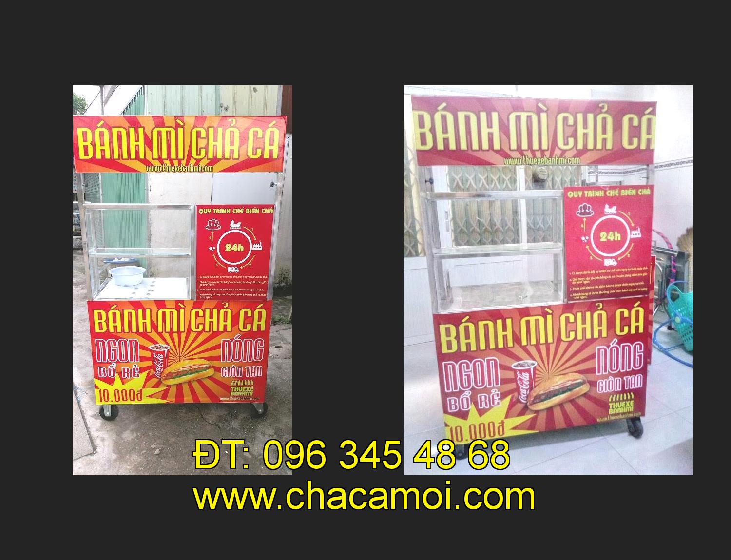 xe bánh mì chả cá giá rẻ tại tỉnh Trà Vinh