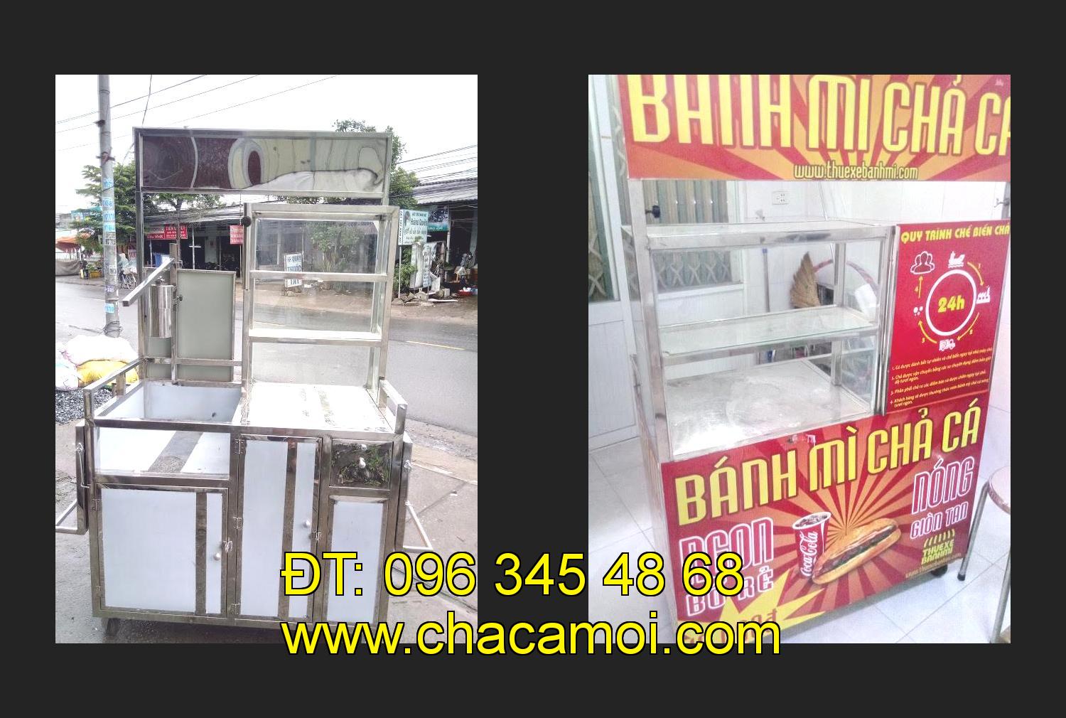 xe bánh mì chả cá inox tại tỉnh Hồ Chí Minh